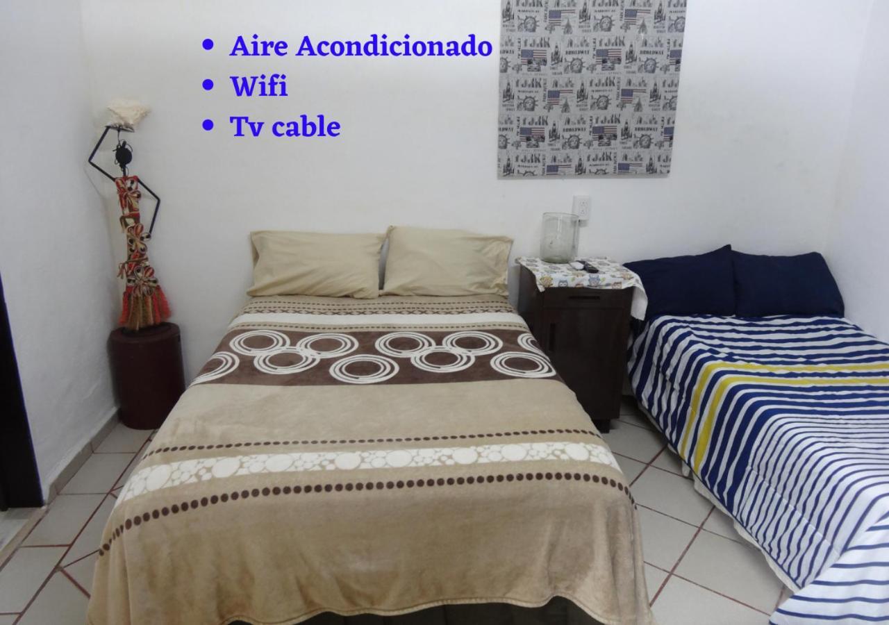 Habitaciones-Comodas-Aire-Wifi-Tv-Cerca De Playa-!!Excelente Precio II Manzanillo Exterior foto